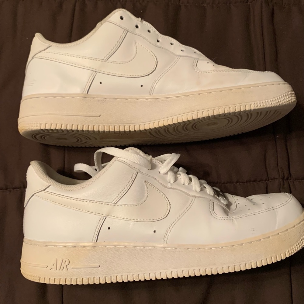 White- Air Force 1s- Low Top- Size 11 Men’s